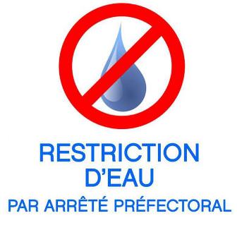 resctriction de l'eau - niveau 2