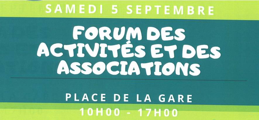 Lire la suite à propos de l’article Forum des Activités et des Association le 5 septembre 2020