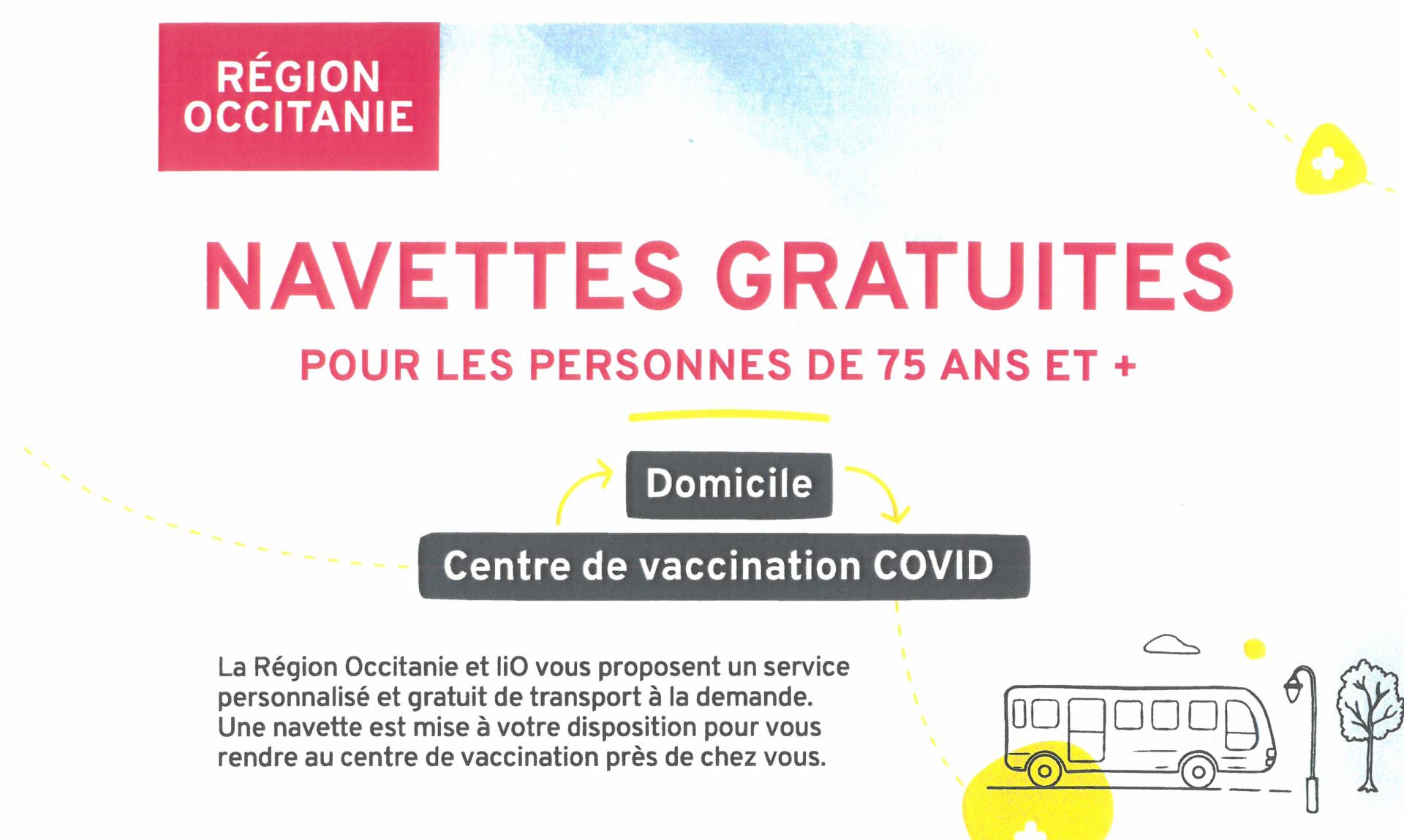 Lire la suite à propos de l’article NAVETTES GRATUITES POUR LE CENTRE DE VACCINATION covid