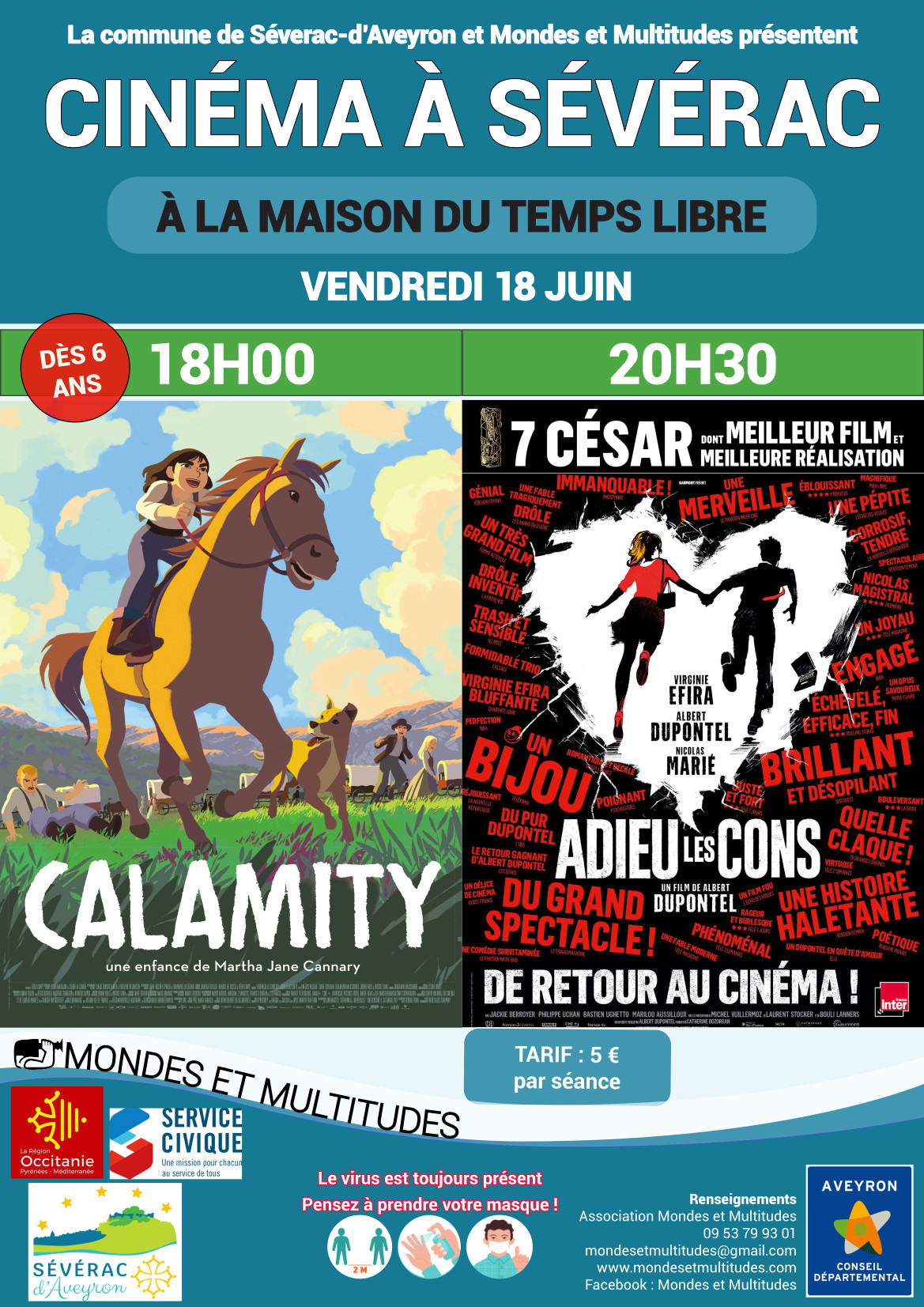 Lire la suite à propos de l’article Cinéma à Sévérac d’Aveyron