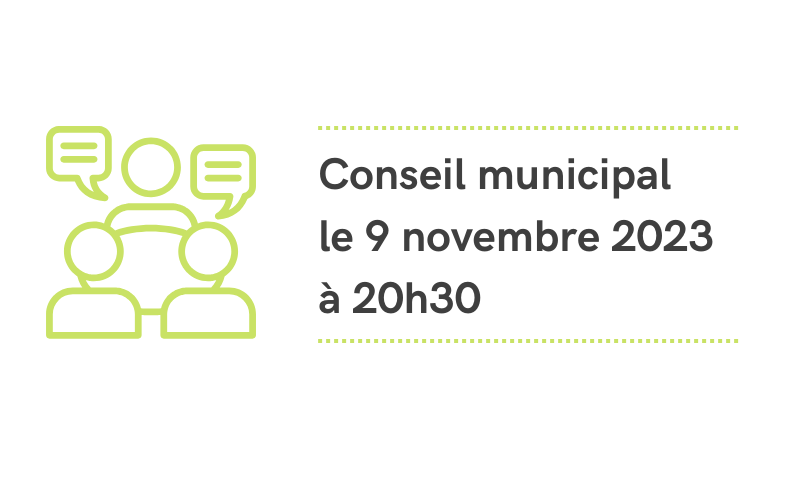 Lire la suite à propos de l’article Prochain Conseil municipal le 9 novembre