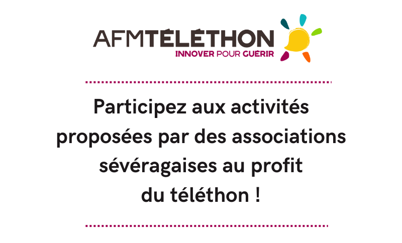 Lire la suite à propos de l’article Téléthon 2023 – Les associations mobilisées