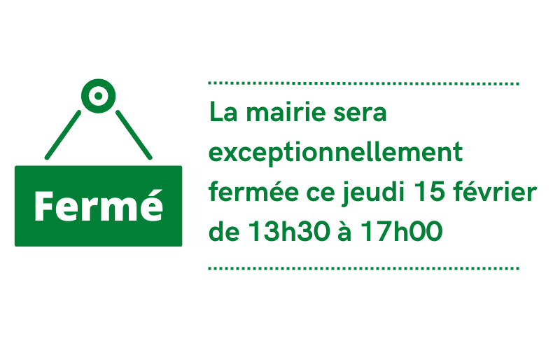 Lire la suite à propos de l’article FERMETURE EXCEPTIONNELLE