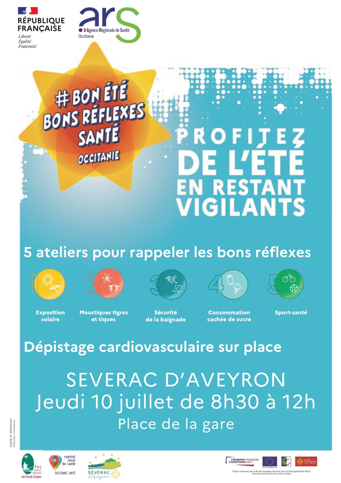 Lire la suite à propos de l’article // BON ÉTÉ BONS RÉFLEXES EN OCCITANIE : JEUDI 10 JUILLET – PLACE DE LA GARE //