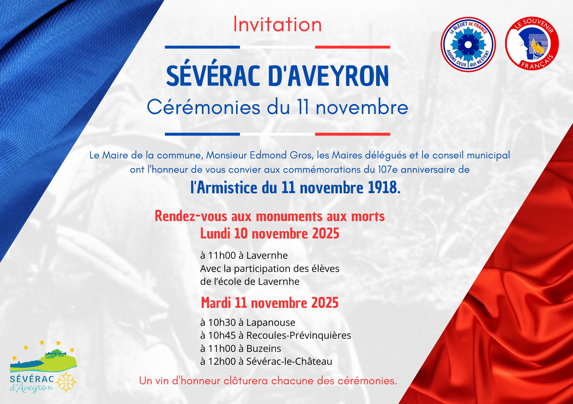 Lire la suite à propos de l’article // CÉRÉMONIE DU 11 NOVEMBRE //